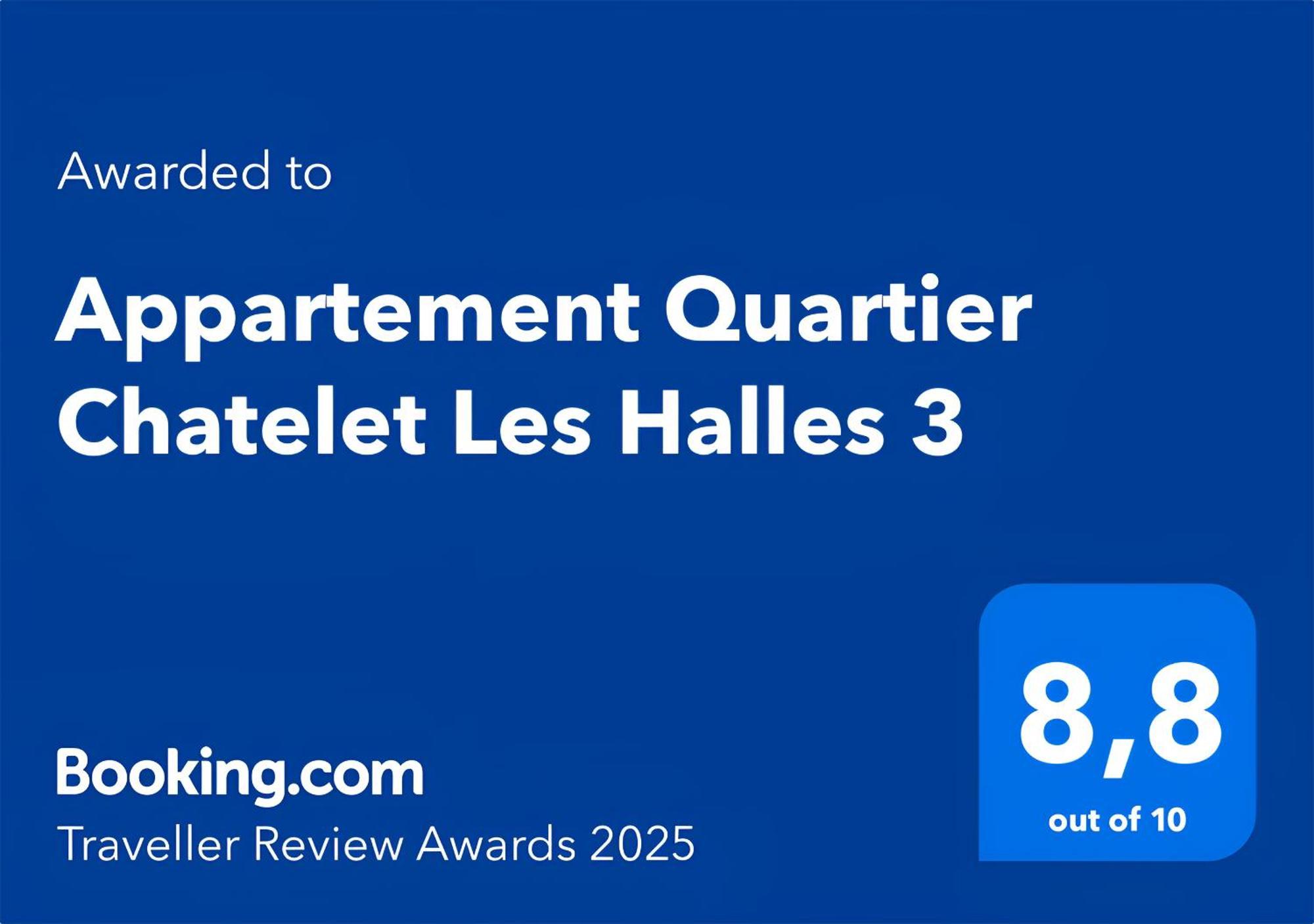Appartement Quartier Chatelet Les Halles 3 Free Netflix Paris Eksteriør billede